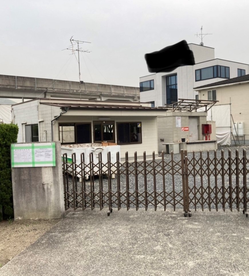 福山市神辺町　某会社様の事務所とプロパン庫　解体工事の画像