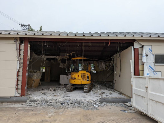 新市町　H様邸　解体工事の画像