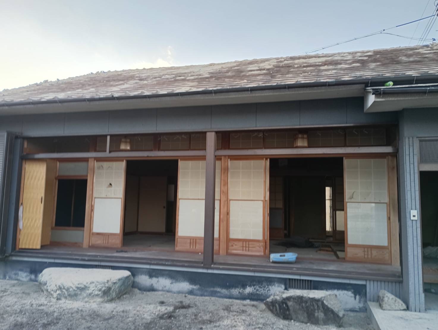 福山市水呑町にて解体工事の画像