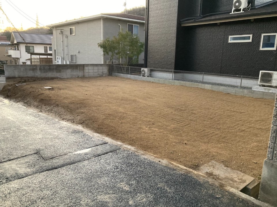 笠岡市にて解体工事の画像