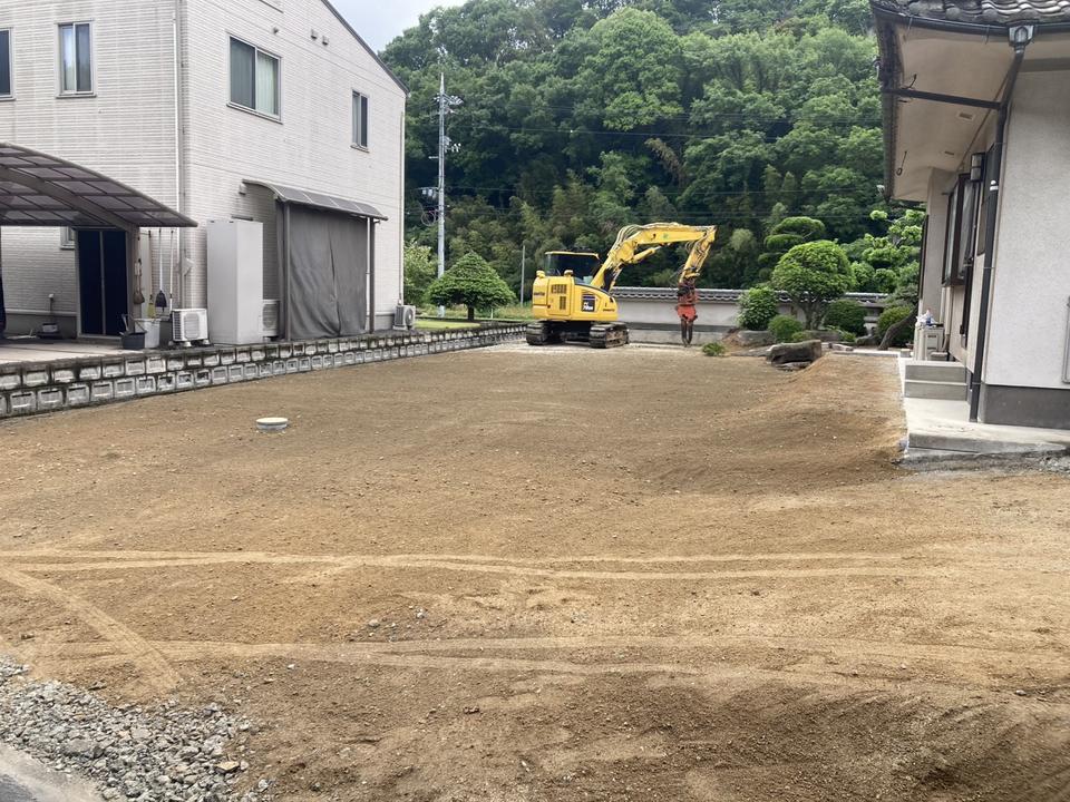 笠岡市有田にて解体工事の画像